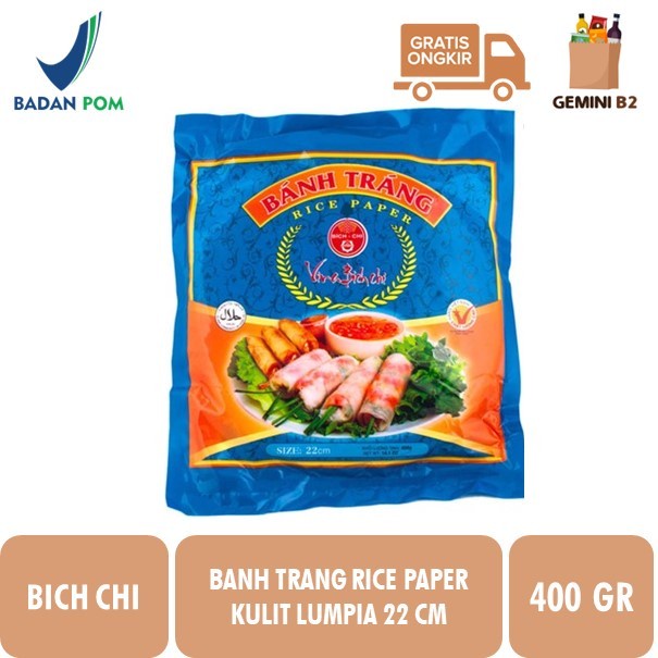 PROMO [COD] Banh Trang Rice Paper / Kulit Lumpia Vietnam 22cm 400gram