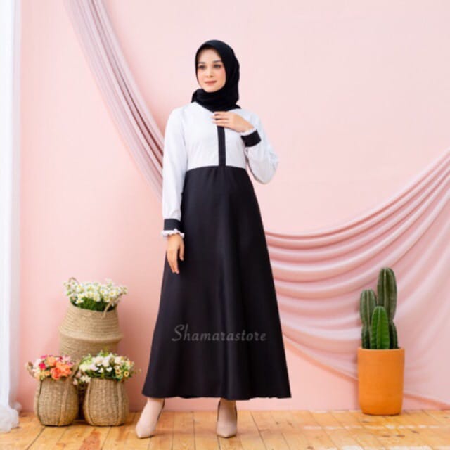 BAJU GAMIS SERAGAM KERJA WANITA PNS/GURU/PEMDAH TERBARU &amp; MURAH