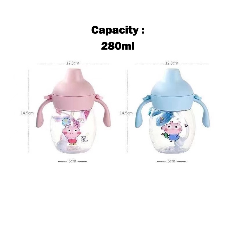 Botol Minum Bayi / Baby Training Bottle / Botol Minum Anak BPA Free 280ml