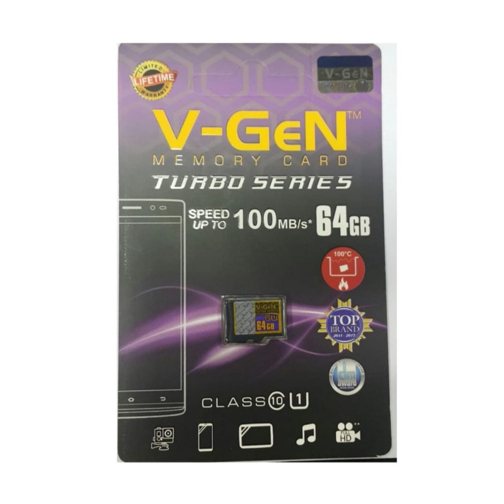 MEMORY VGEN 128 GB CLASS 10 TURBO SERIES