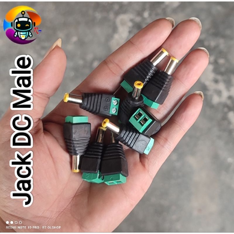 Jack DC Male CCTV / Jack Konektor DC CCTV