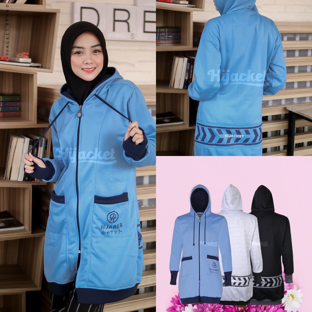 Jacket Hijacket Yukata I Jaket Hijaber I Hijaket Original I Jaket Muslimah-7
