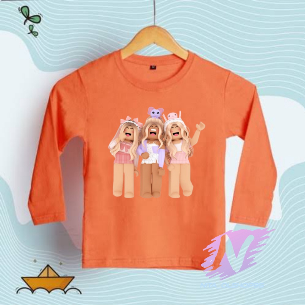 KAOS LENGAN PANJANG ROBLOX GIRL