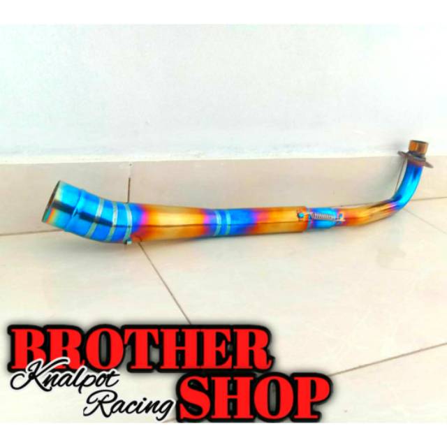 Leher Knalpot Bluemoon Jupiter Z1 Vega Crypton Supra125 Blade kharisma