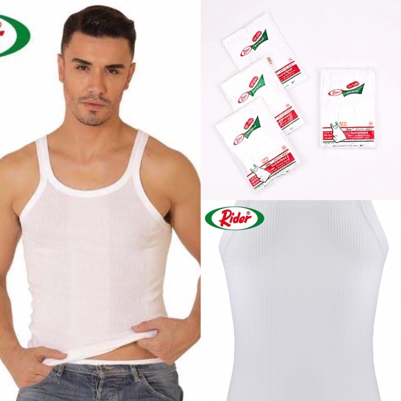 RIDER SINGLET RIDER PRIA Size 34-42 PAKAIAN DALAM PRIA SINGLET PRIA