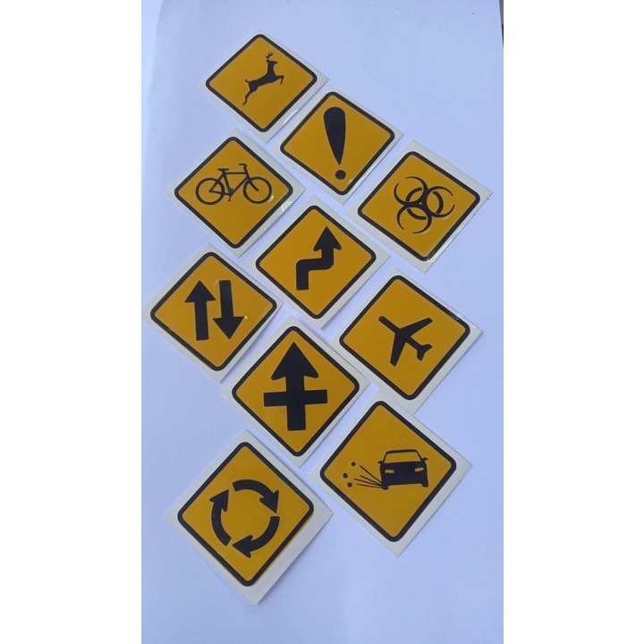Stiker Miniatur Rambu