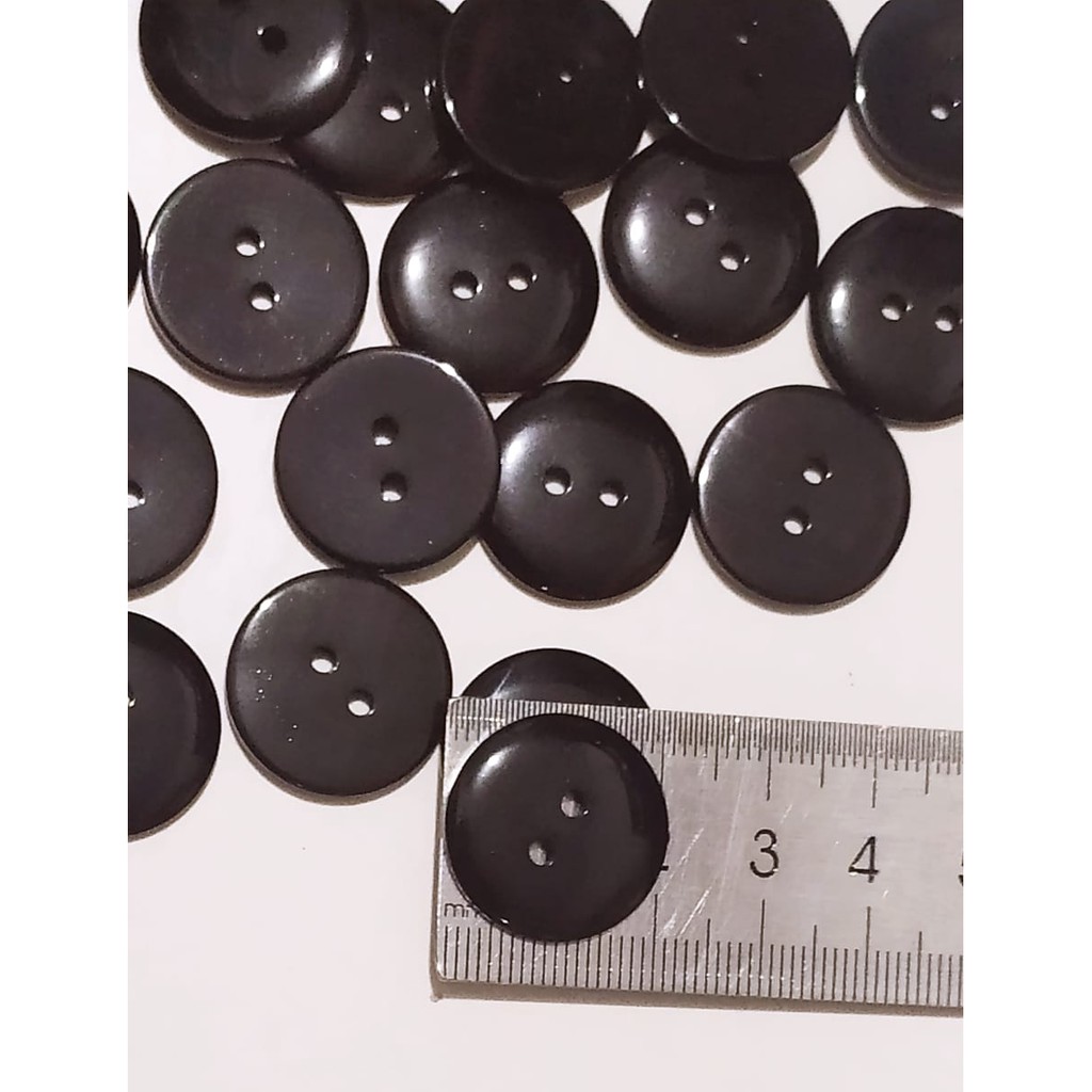 ISI 144 PCS Kancing Jas 20mm - Kancing Jas 2cm - Kancing Besar - Kancing  - Kancing Lubang 2