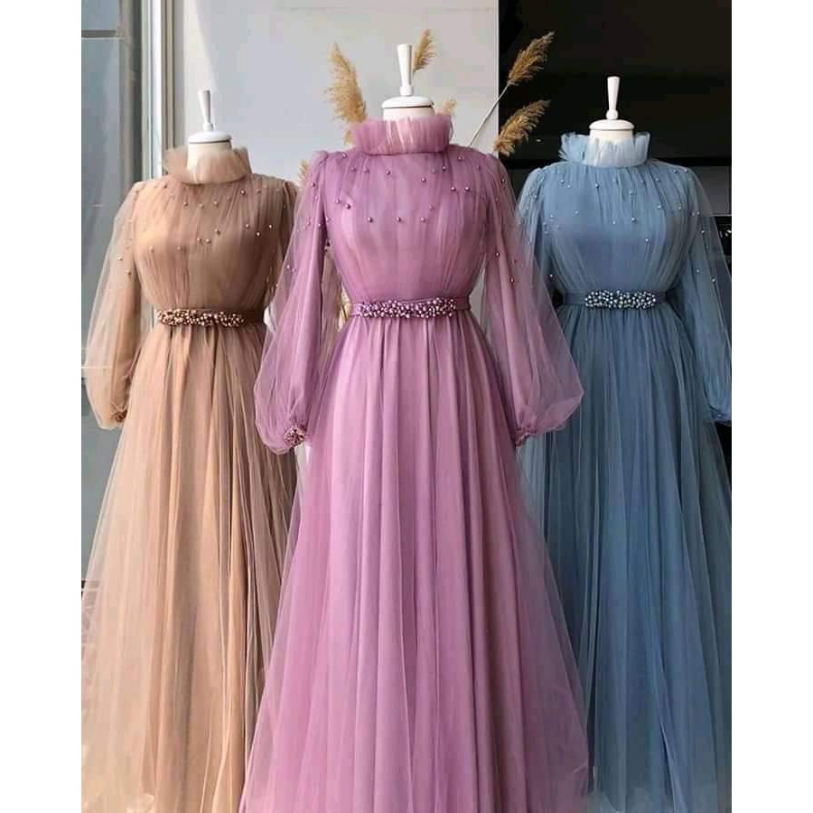 Dress Cewek/ Gaun Pesta/ Gaun Tile