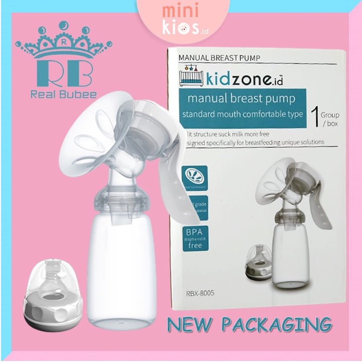 Real Bubee Breast Pump - POMPA ASI MANUAL (FREE DUS DAN PACKING BUBBLE WRAP)