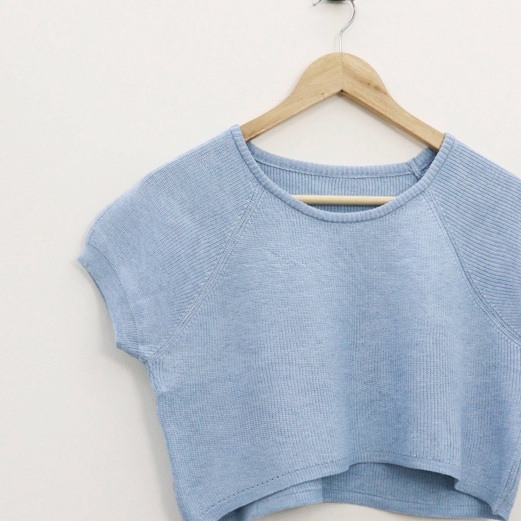 Mora crop knit top - Thejanclothes