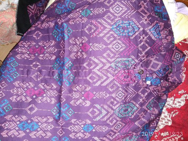 Dgm Fashion   Kemeja Batik Songket Pria Lengan Panjang 4814