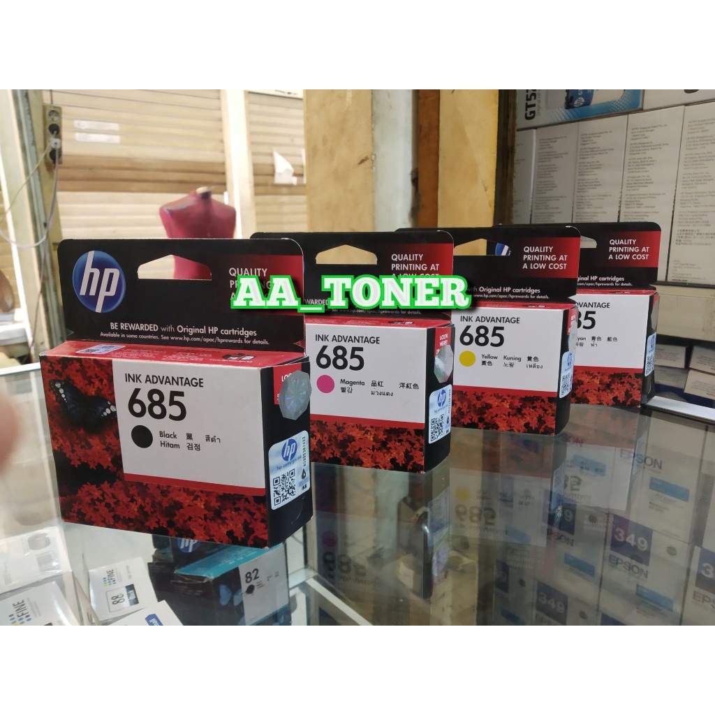 Jual Paket Tinta Printer Hp Black Colour Original Shopee Indonesia