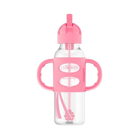 Dr. Brown's Sippy Straw Bottle 270ml - WB910111-2 / Botol Minum Anak