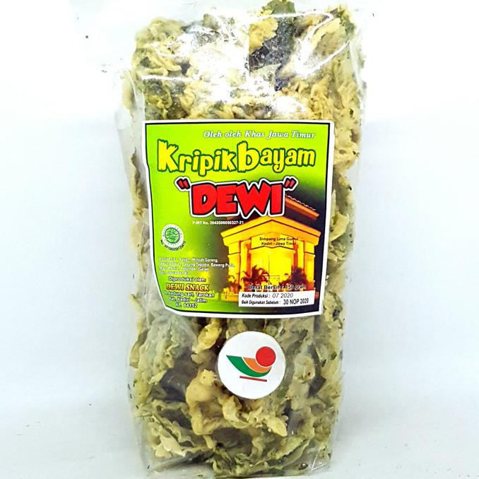 

Monggo] Dewi Keripik Bayam 150Gr | Kripik Bayem Halal Mui Murah Asli Crispy