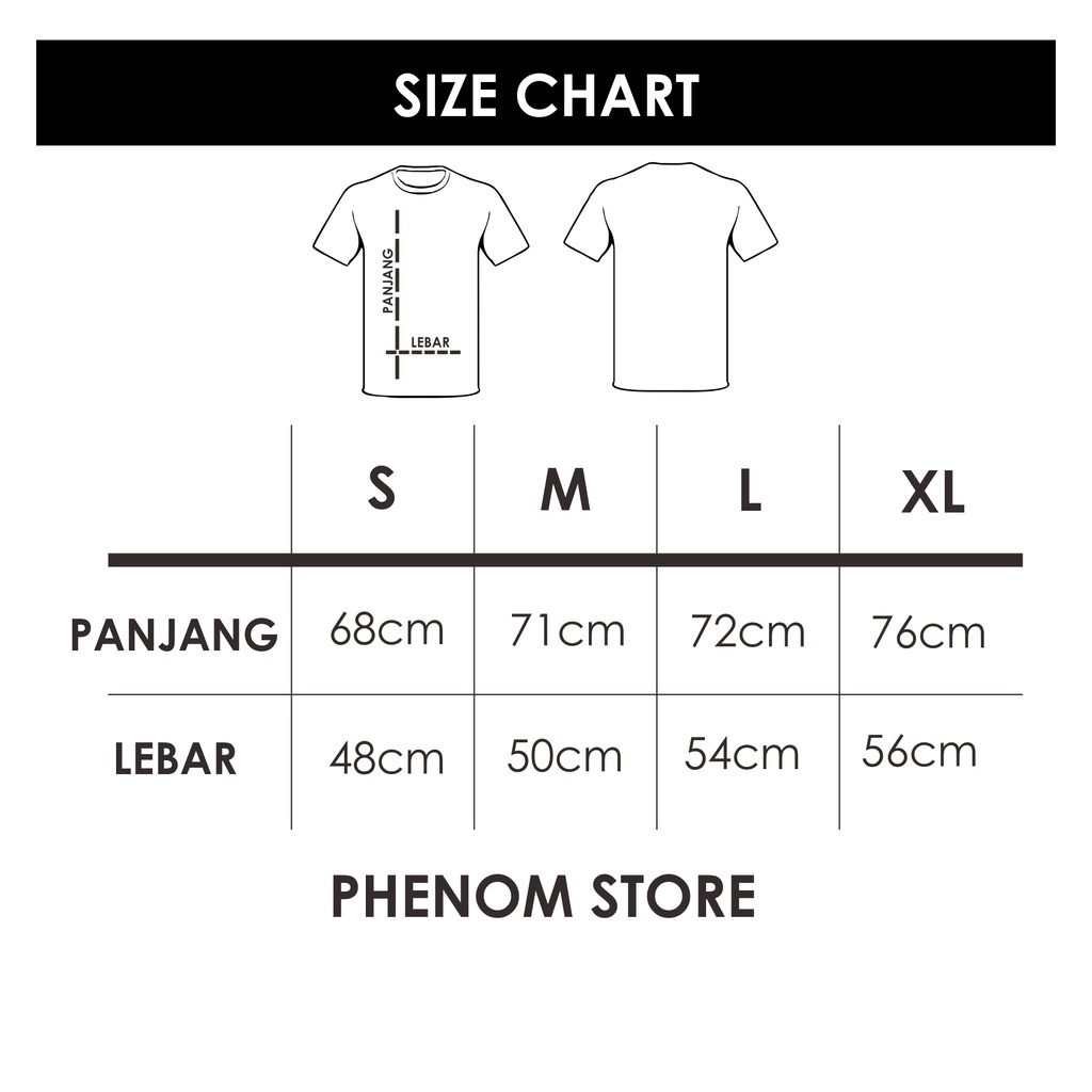 Kaos Polos Ringer Tee Lengan Pendek Pria/Wanita Phenom