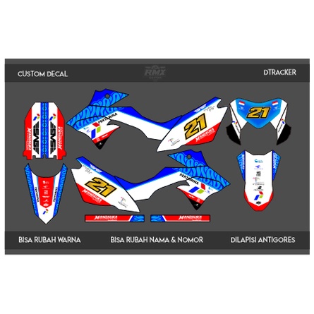 DECAL DTRACKER FULLBODY (002) DEKAL STIKER DTRACKER 150 SE/NEW 2016 2017 2018 2019 2020 2021 2022 HI