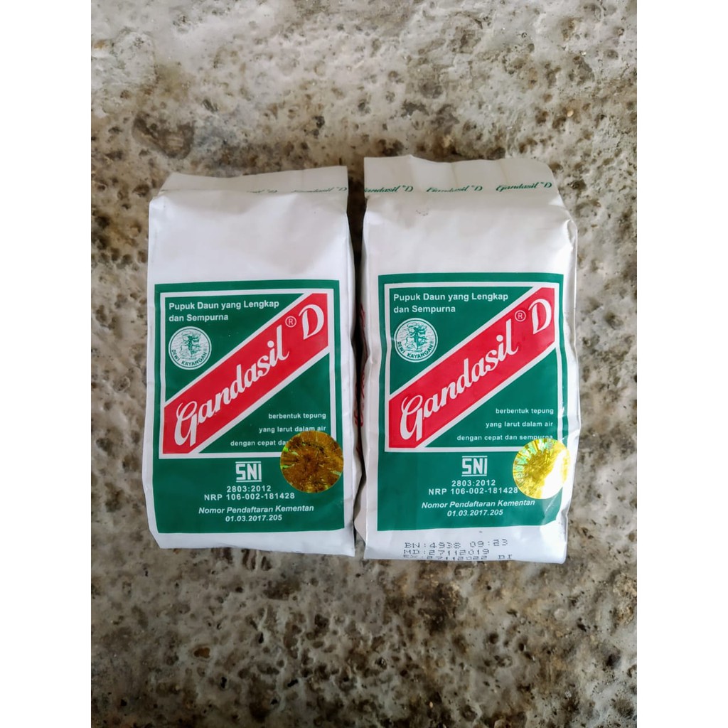 Gandasil D Pupuk Daun Organik Kemasan 100 gram/Pupuk Gandasil Daun 100gr /Pupuk Daun Gandasil D