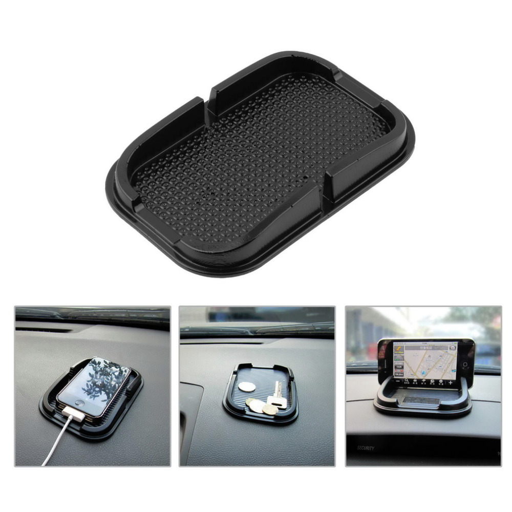 Multifungsi PU Kotak Penyimpanan Ponsel Mobil holder Non-slip mat Car dashboard bracket Magic stick Perlengkapan interior Otomotif