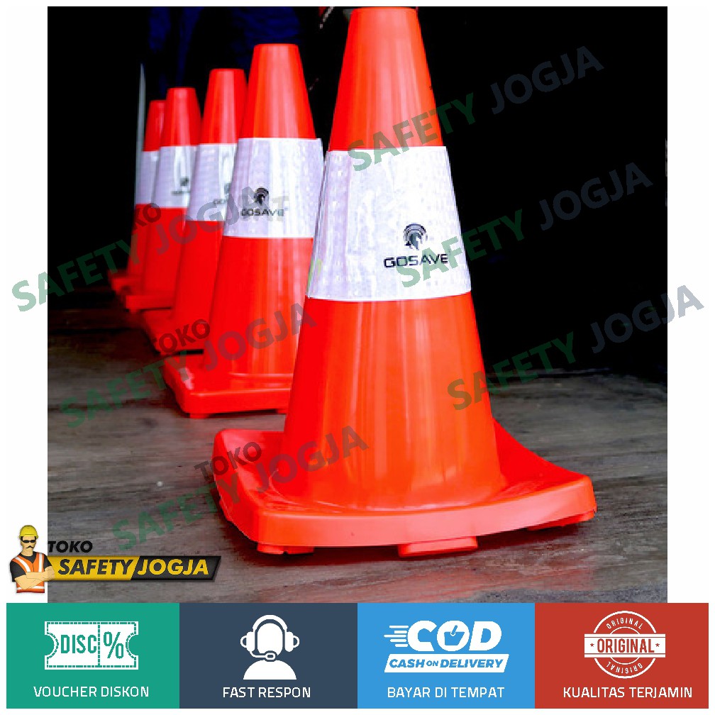 TRAFFIC CONE 45 CM ELASTIS GOSAVE