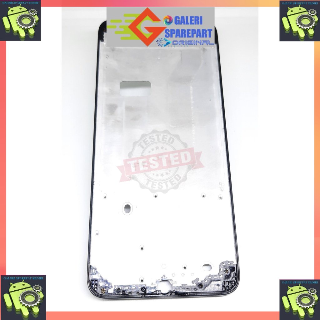 FRAME LCD TATAKAN LCD TULANGAN LCD FREM LCD TULANG TENGAH REALME REALMI 5 5I 5 I C3 C 3 6I 6 I( BLAC