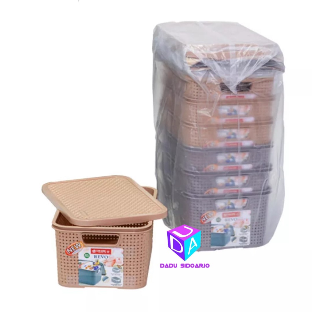 BOX REVO CONTAINER LION STAR ISI 6 PCS CA-12 7LITER  | CA-13 10LITER