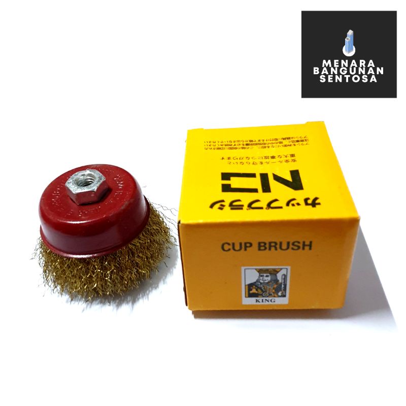 Sikat Mangkok King 3&quot; / Sikat Kawat / Cup Brush Gerinda