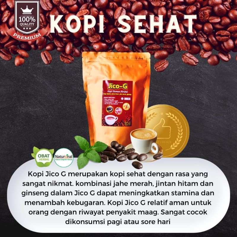 

Kopi Herbal / Kopi Jico-G / kopi sehat / kopi kebugaran herbal sehat / kopi sehat