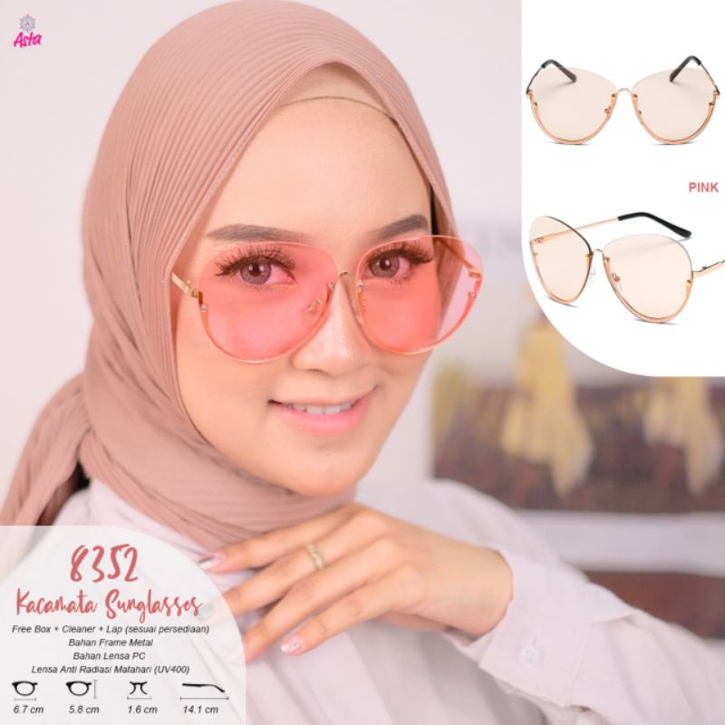 kacamata wanita murah Anti Radiasi Matahari kode 8352 ori by Asta