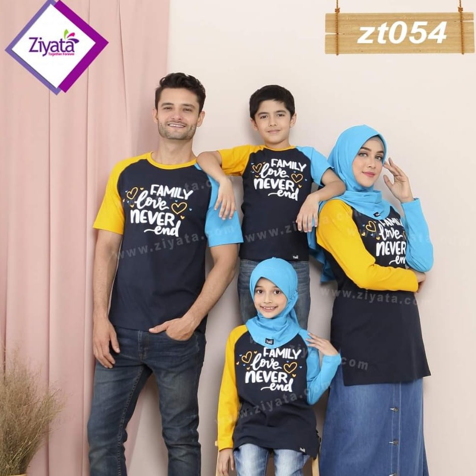 ZIYATA ZT054 Kaos Couple Keluarga Muslim  BajuCouple 