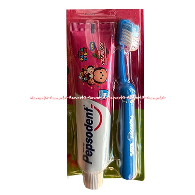 Pepsodent 50gr Disney Tsum Tsum Sikat Gigi Pasta Gigi Anak Pepsonden Gambar Kartun Pink Sum Sum