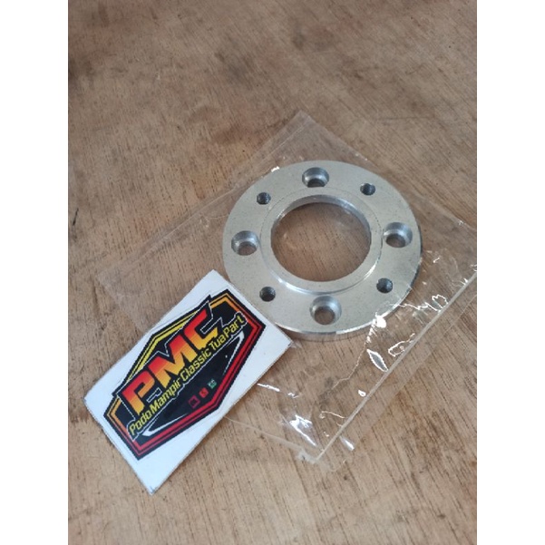Pledes depan adaptor dudukan cakram motor tromol depan rx king fiz r rx z jupiter