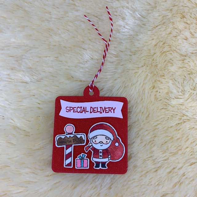 

Handmade Christmas Tag / Tag Natal / Ucapan Natal