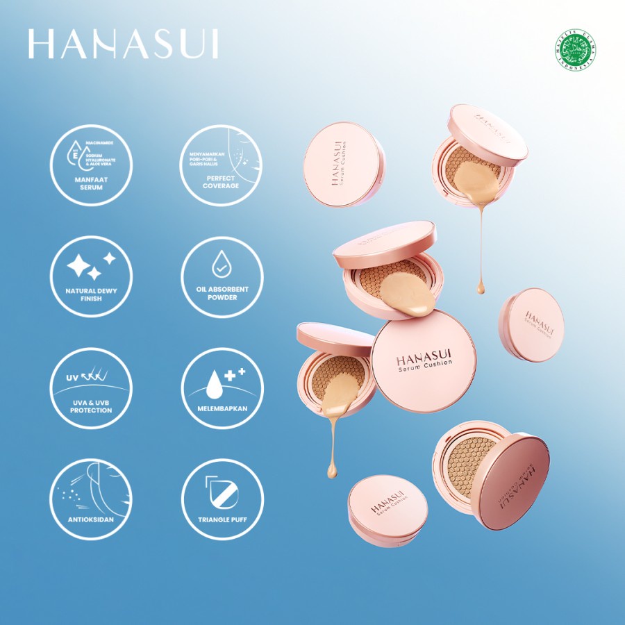 Hanasui Serum Cushion 15 gr / Hanasui Serum Cushion Fairy Pinkish / Fairy Pinkish 05