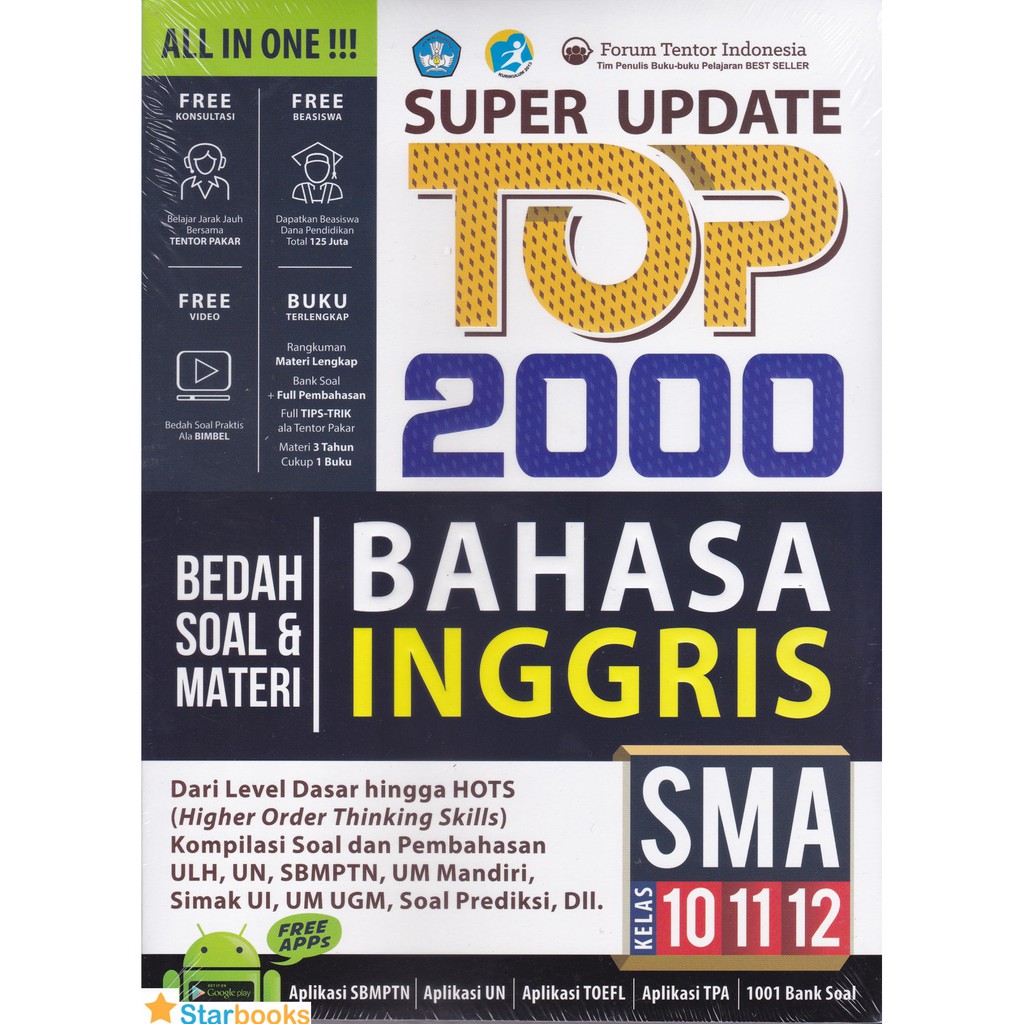 Bestseller Buku Bahasa Inggris Sma Super Update Top 2000 Bedah Soal Materi Shopee Indonesia