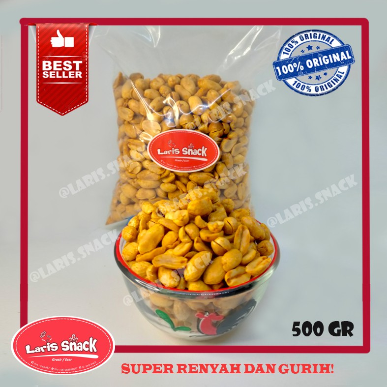 

Kacang Bawang Gurih Renyah Kiloan Curah 500 Gram
