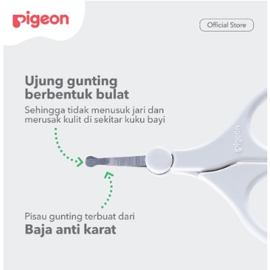 Gunting Kuku Bayi PIGEON Baby Safety Nail Scissors Baby BPA Free