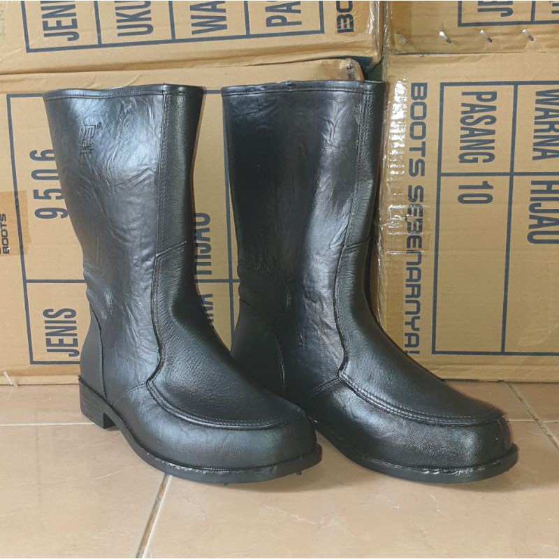 AP BOOTS AP3 Hitam Pendek Kulit