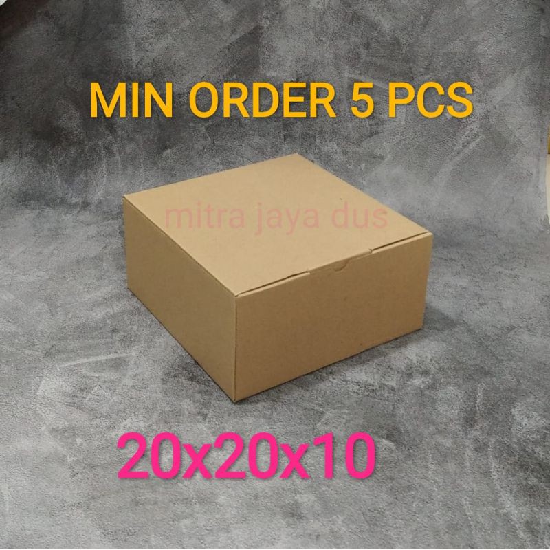 

Kardus Packing die cut 20x20x10 MIN ORDER 10PCS