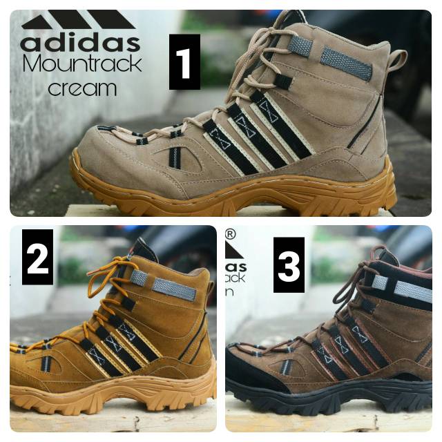 SEPATU BOOTS SAFETY ADIDAS ORIGINAL - SNEAKERS - HIKING - TRACKING - PROYEK - LAPANGAN - OUTDOOR
