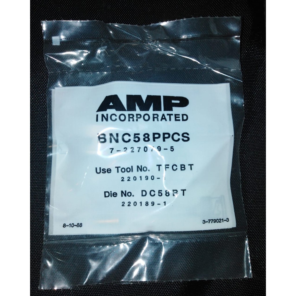 Best Price TV Antenna BNC Crimp Male Plug Connector merek AMP