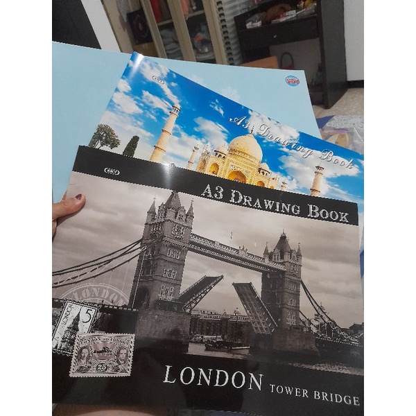 

set 3 buku gambar A3