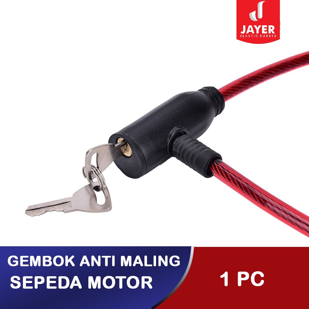 Kunci Gembok Sepeda / Tali kabel Sling Gembok sepeda