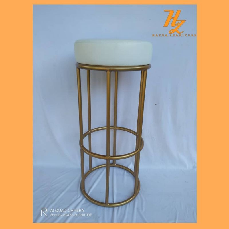 kursi cafe kursi bar besi gold