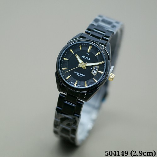 Jam Tangan ALBA Wanita Remaja Dewasa Murah Rantai Tanggal Aktif Watch Analog Kecil Mewah Elegan