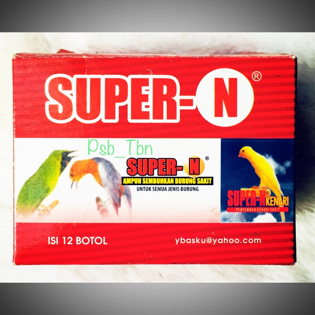 Vitamin Burung Kicau Super N Shopee Indonesia