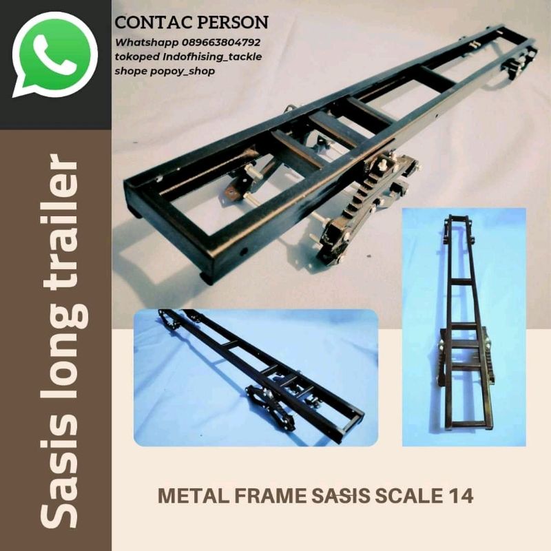 sasis long trailer skala 14