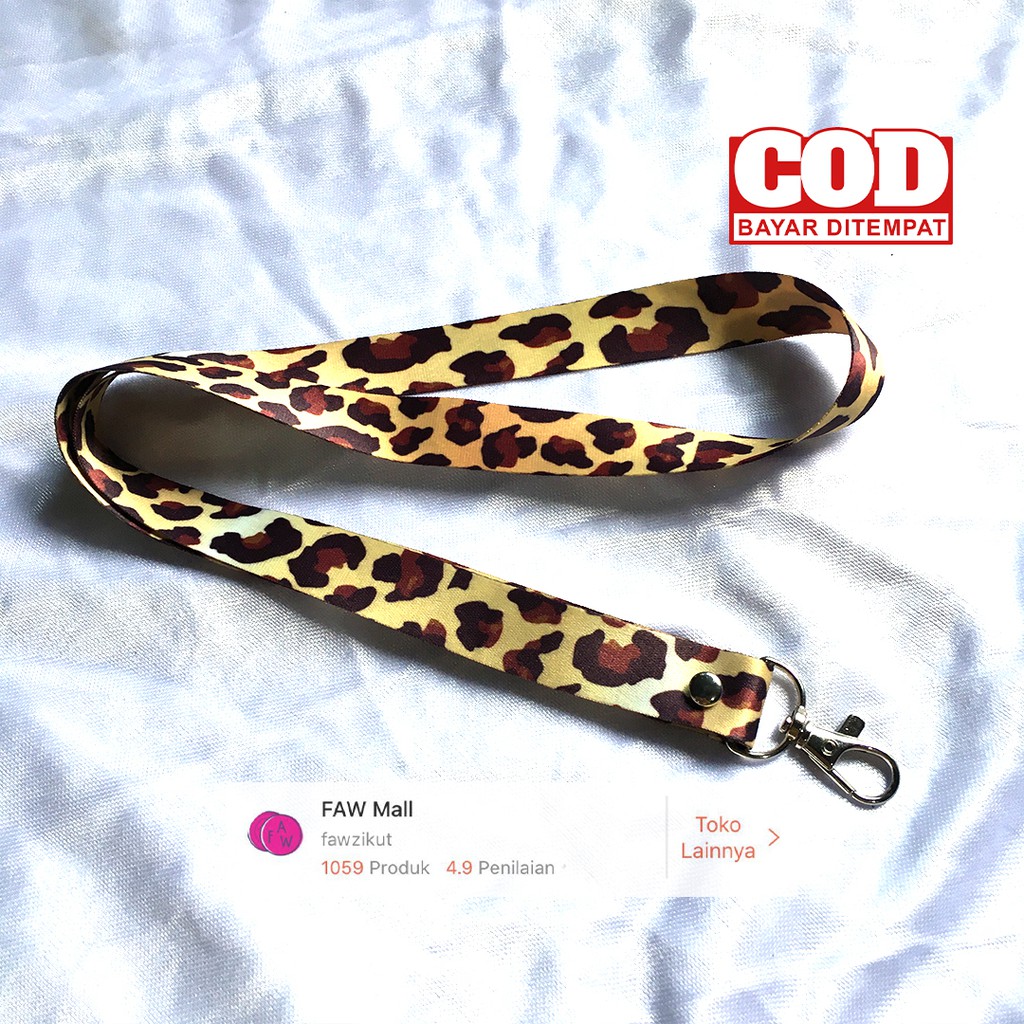 

Tali Landyard Motif Macan // Tali ID Card