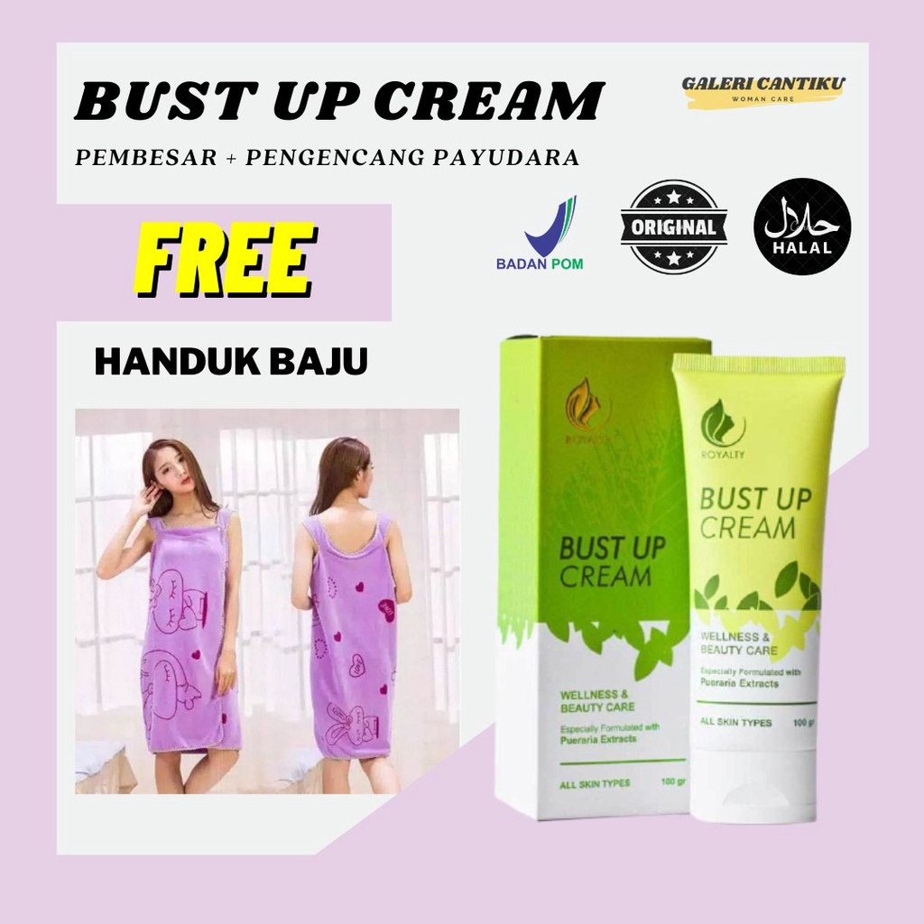 Cream Pengencang Payudara secara Alami Membesarkan Payudara Dengan Permanen Royalty Bust Up Cream