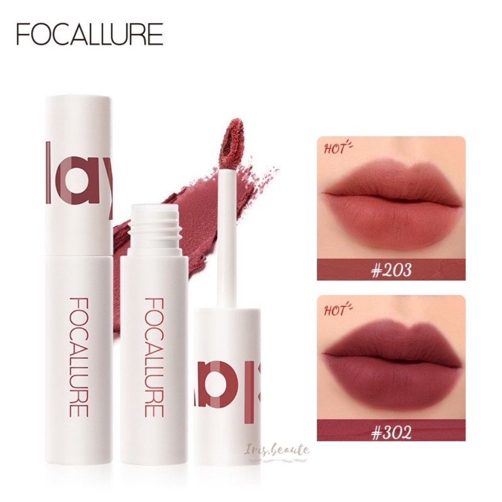 FOCALLURE Lipstik Cream Velvet Mist Matte Lip Clay / True Matte Liquid Lipstick