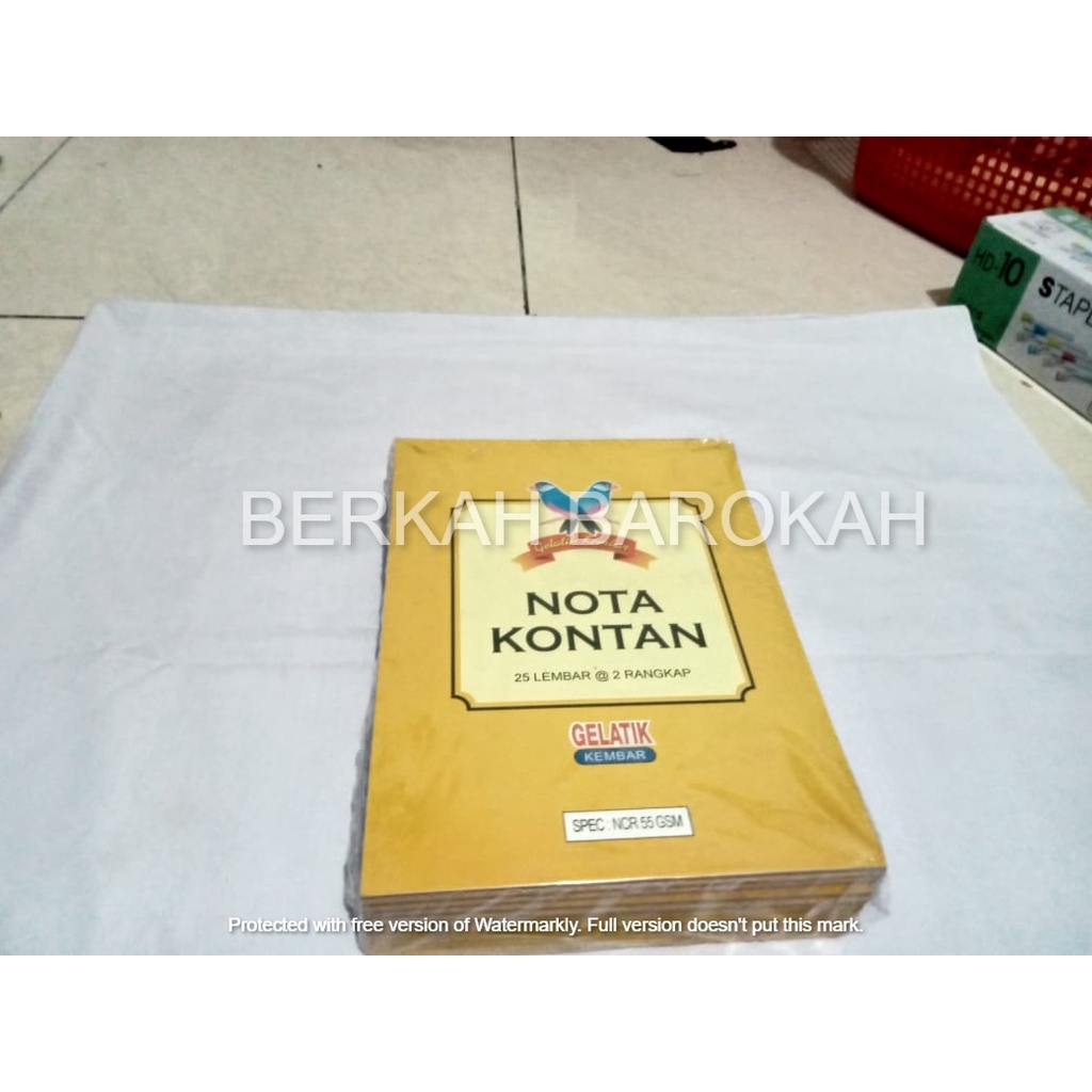 

Nota Kontan Besar Gelatik Kembar 2 ply/Buku Nota/Nota Kontan